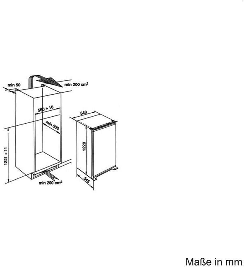 Réfrigérateur encastrable 1 porte WHIRLPOOL ARG7342FR, 189 litres, Niche  122 cm Pas Cher 