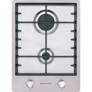 Plaque mixte Rosieres RMGH31X - Table de cuisson gaz et électrique - 4  plaques de cuisson - Niche - largeur : 56 cm - profondeur : 49 cm - acier  inoxydable
